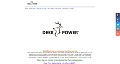 Desktop Screenshot of deerpower.com